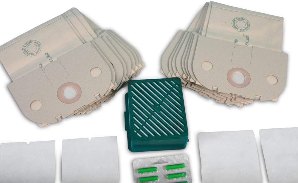 Staubsaugerladen.de Filterset kompatibel mit Vorwerk Tiger VT251 VT252 Sparset, Sparset