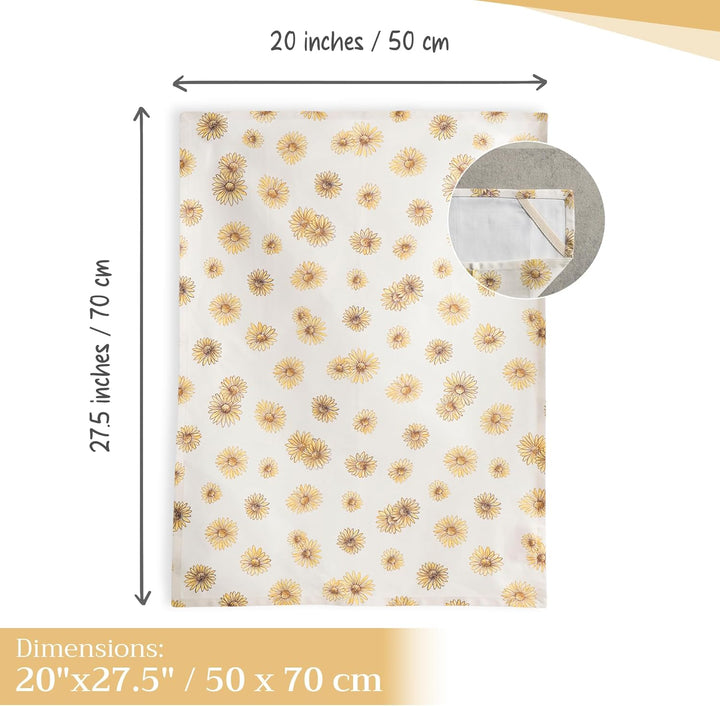 Maison d'Hermine Küchenhandtücher 3er-Set 100% Baumwolle 70 cm x 50 cm Wiederverwendbare Geschirrtüc