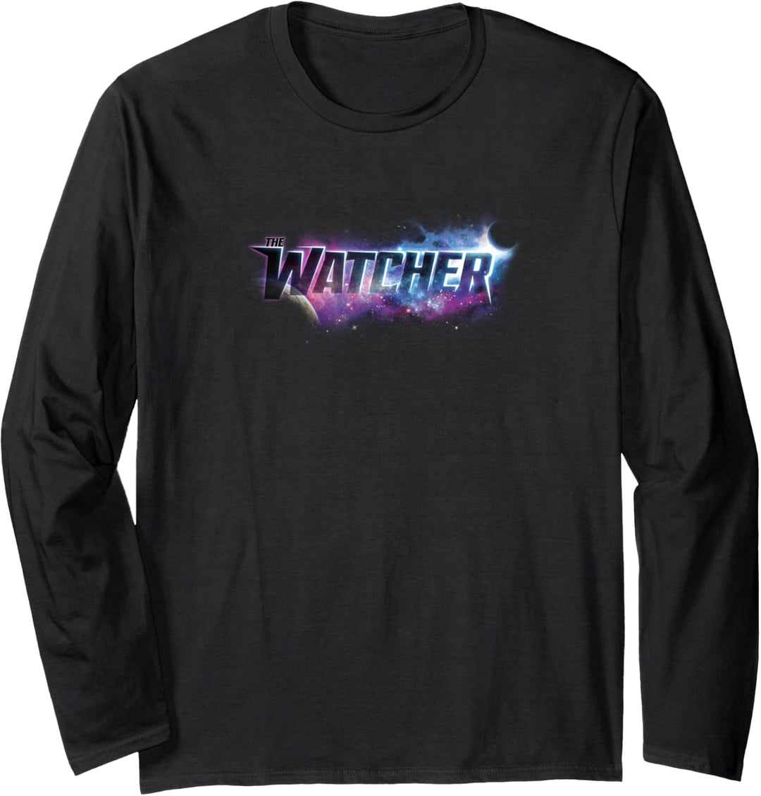 Marvel What If Watcher Galactic Logo Langarmshirt