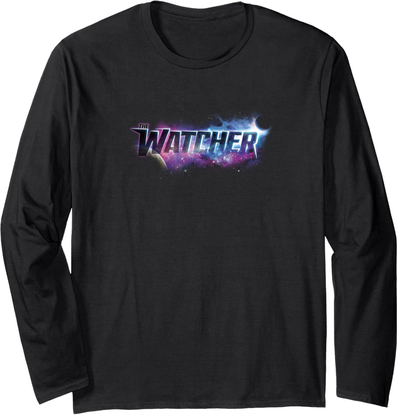 Marvel What If Watcher Galactic Logo Langarmshirt