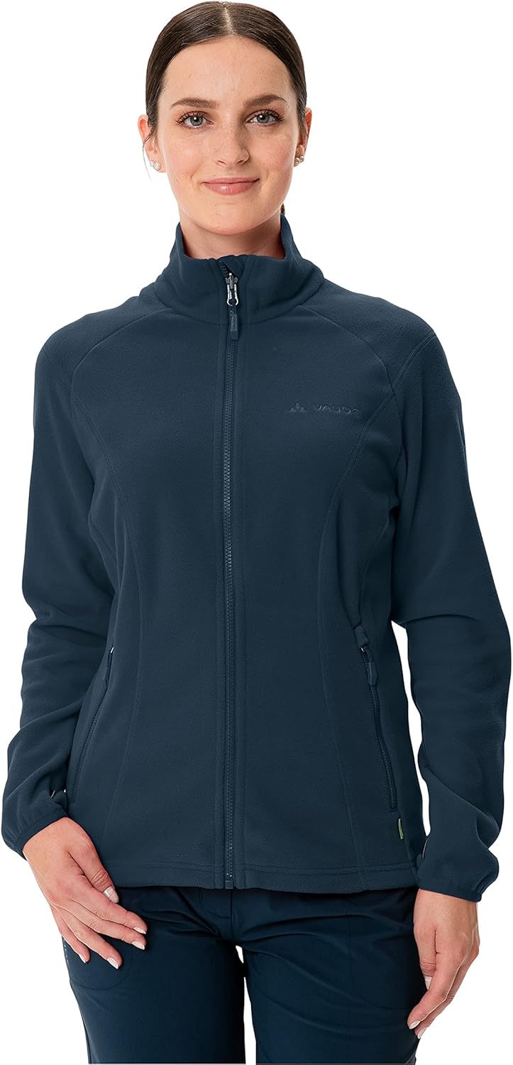 VAUDE Rosemoor Fleecejacke für Damen - Warme & Nachhaltige Fleecejacke aus recyceltem Polyester, Zip