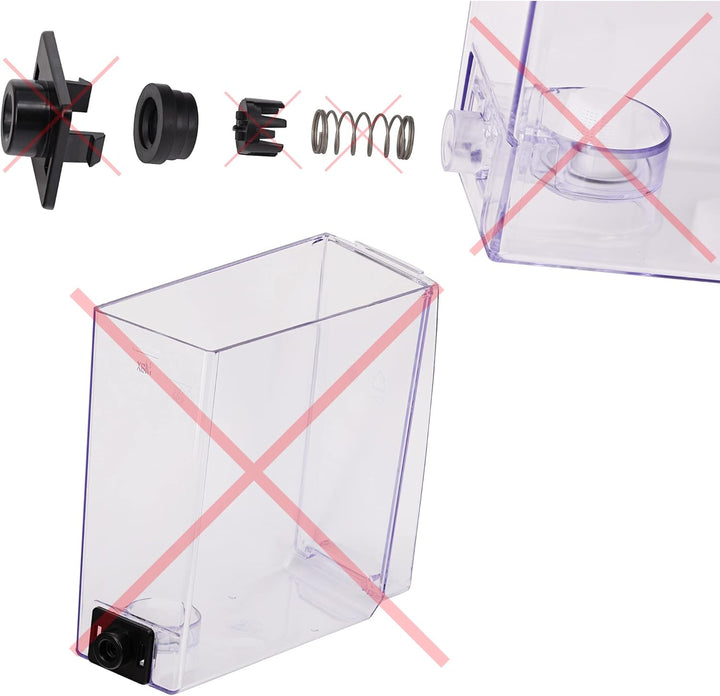 Dichtung O-Ring Lippendichtung kompatibel mit Gaggia Philips Saeco Spidem zu Wassertank Wasserbehält