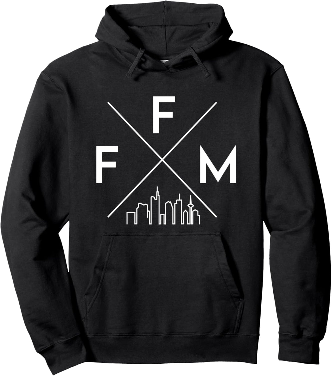 Frankfurt und die Skyline Pullover Hoodie