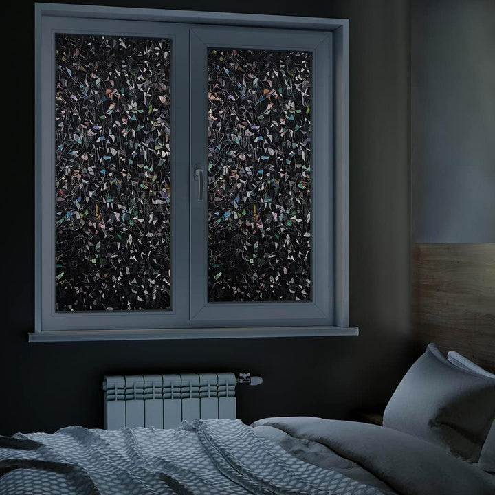 LEMON CLOUD Fensterfolie - Sichtschutzfolie Fenster Blickdicht von Aussen, Statisch Selbsthaftend So