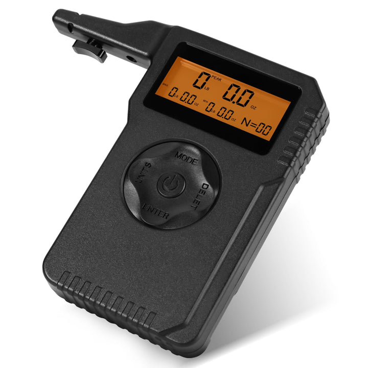 BOOSTEADY Digitaler Auslöse-Zugmesser für genaue Messwerte Auslöse-Zugmessgerät mit LCD-Display (Zwe