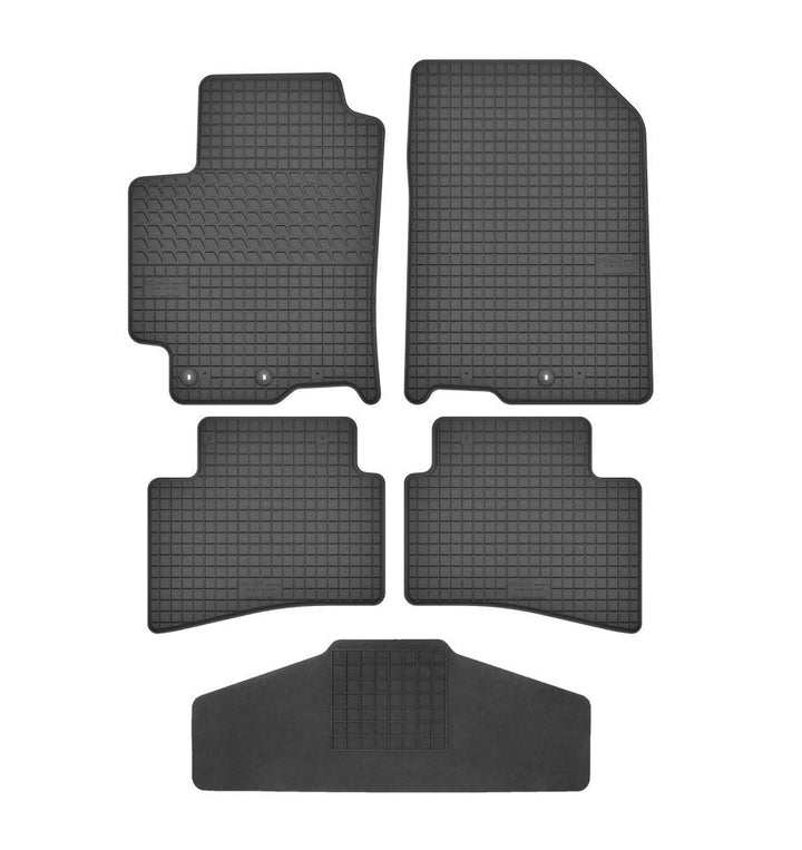 Fussmatten Vorne, Hinten + Tunnel Matte 5er Set für Kia Stonic ab 2017 Gummi Gumimatten Vorne, Hinte