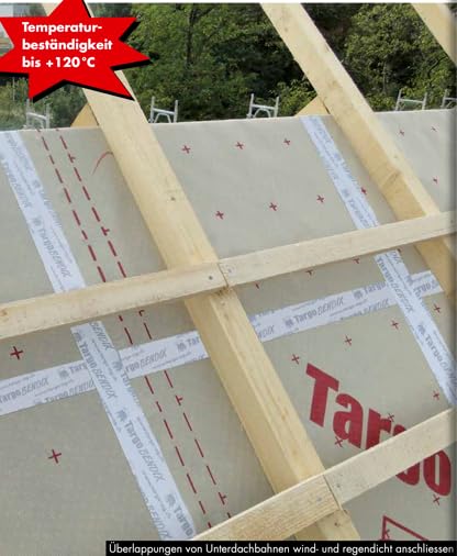 TargoBENDIX Hochleistungs-Klebeband Rolle 25 Meter Breite 6 cm – Extrem flexibel, wind- &amp; regendicht