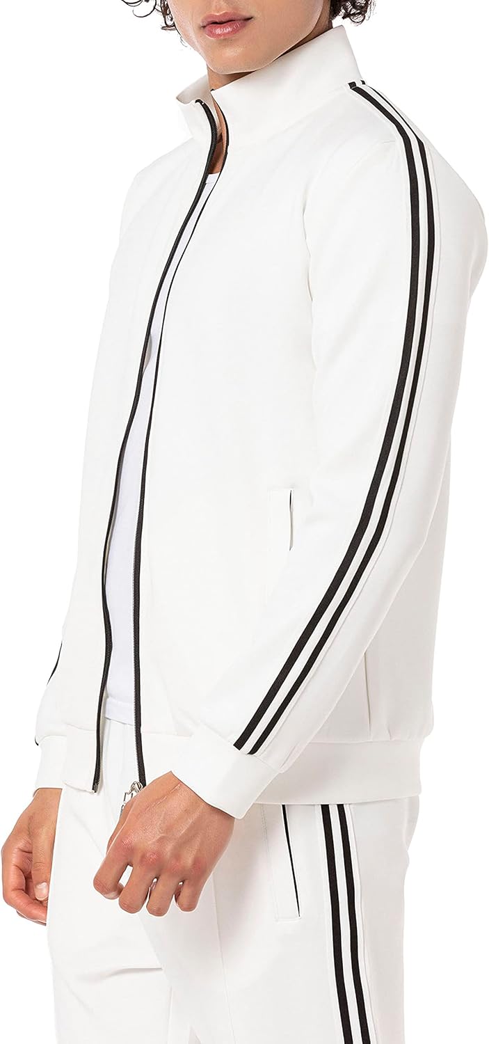 Redbridge Herren Sweatjacke mit Reissverschluss Sweatshirt Trainingsjacke S Ecru, S Ecru