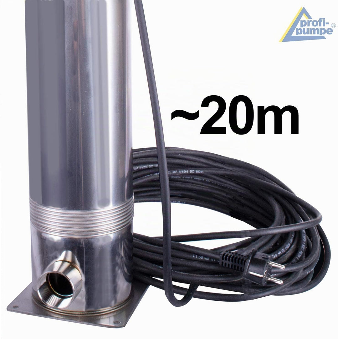 REGENWASSERPUMPE Tauchpumpe TAUCHDRUCKPUMPE ZISTERNENPUMPE Regen-Star-Automatic 600-10, 20m Kabel mi