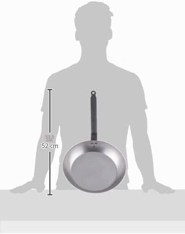 De Buyer - Bratpfanne CARBONE PLUS aus Carbonstahl -mit Gegengriff - 30 cm Durchmesser - 5110.30