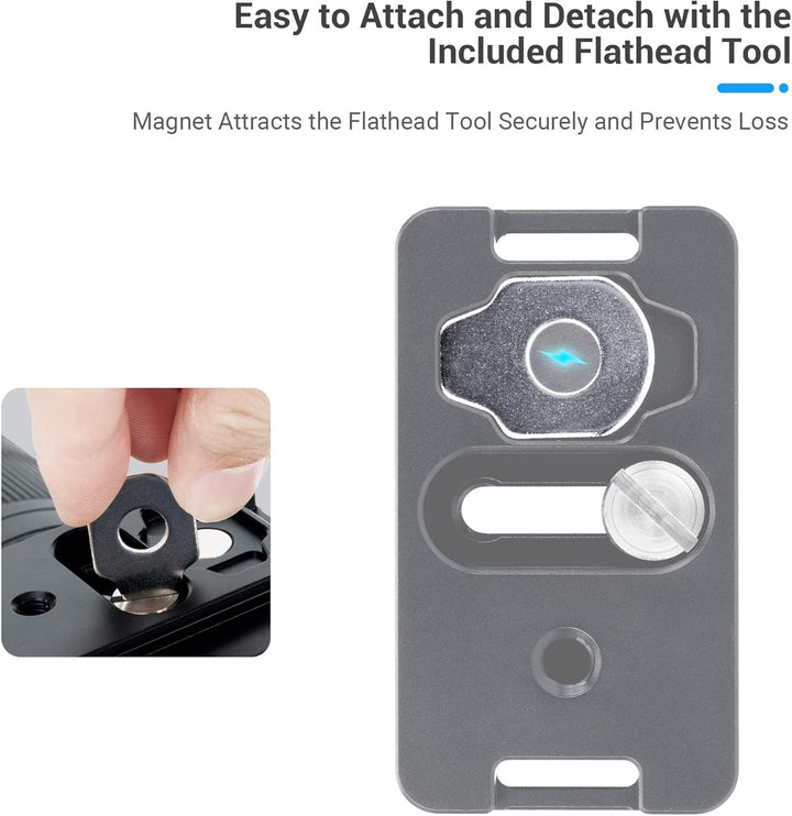 JJC Kamera LCD Sucher, 3X Vergrösserung Kamera Bildschirm Sucher mit Arca-Type Quick Release Platte,