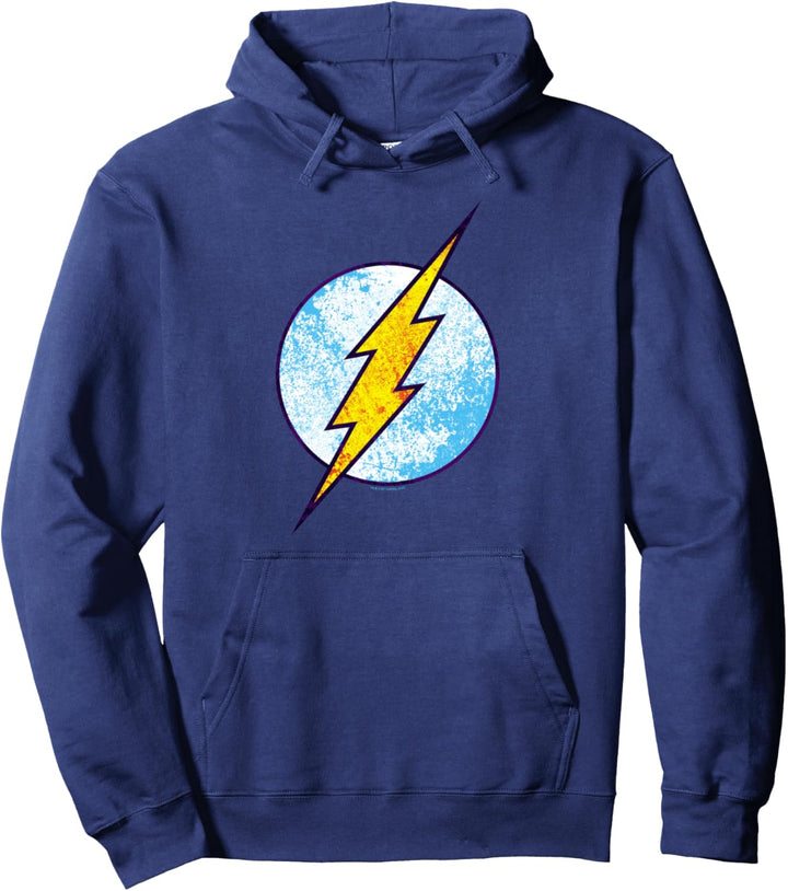 The Flash Neon Distress Logo Pullover Hoodie