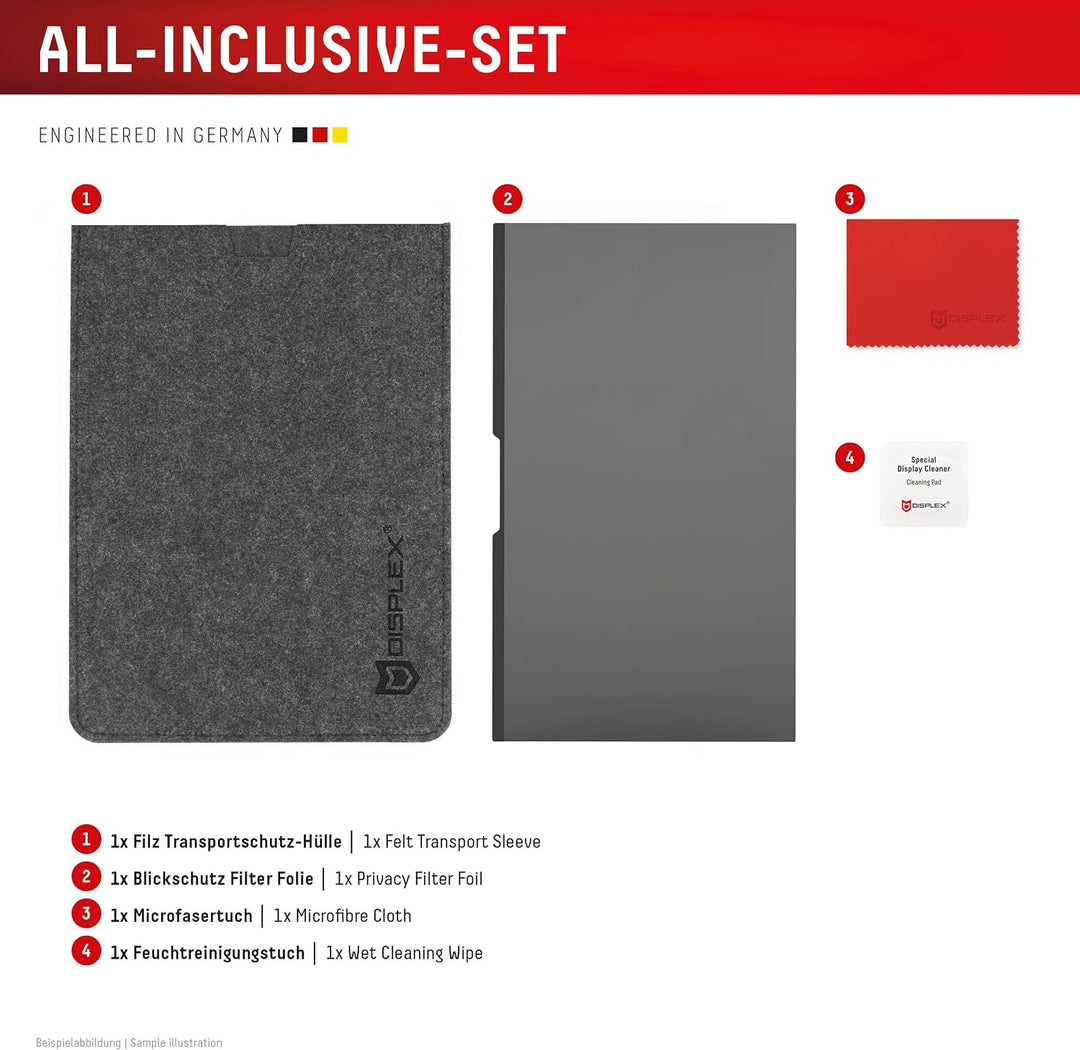 Displex PRIVACY SAFE Magnetischer 2-Wege Blickschutzfilter 14,4&