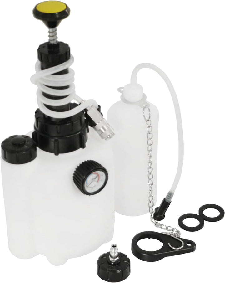 echtools 3L Bremsenentlüftungsgerät Auto Bremsenentlüfter Bremsflüssigkeitswechselgerät mit 1L Absau