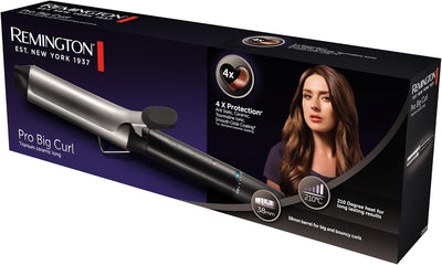 Remington Lockenstab grosse Locken [38mm] Pro Big Curl (4-facher Schutz, antistatischer Keramik-Turm