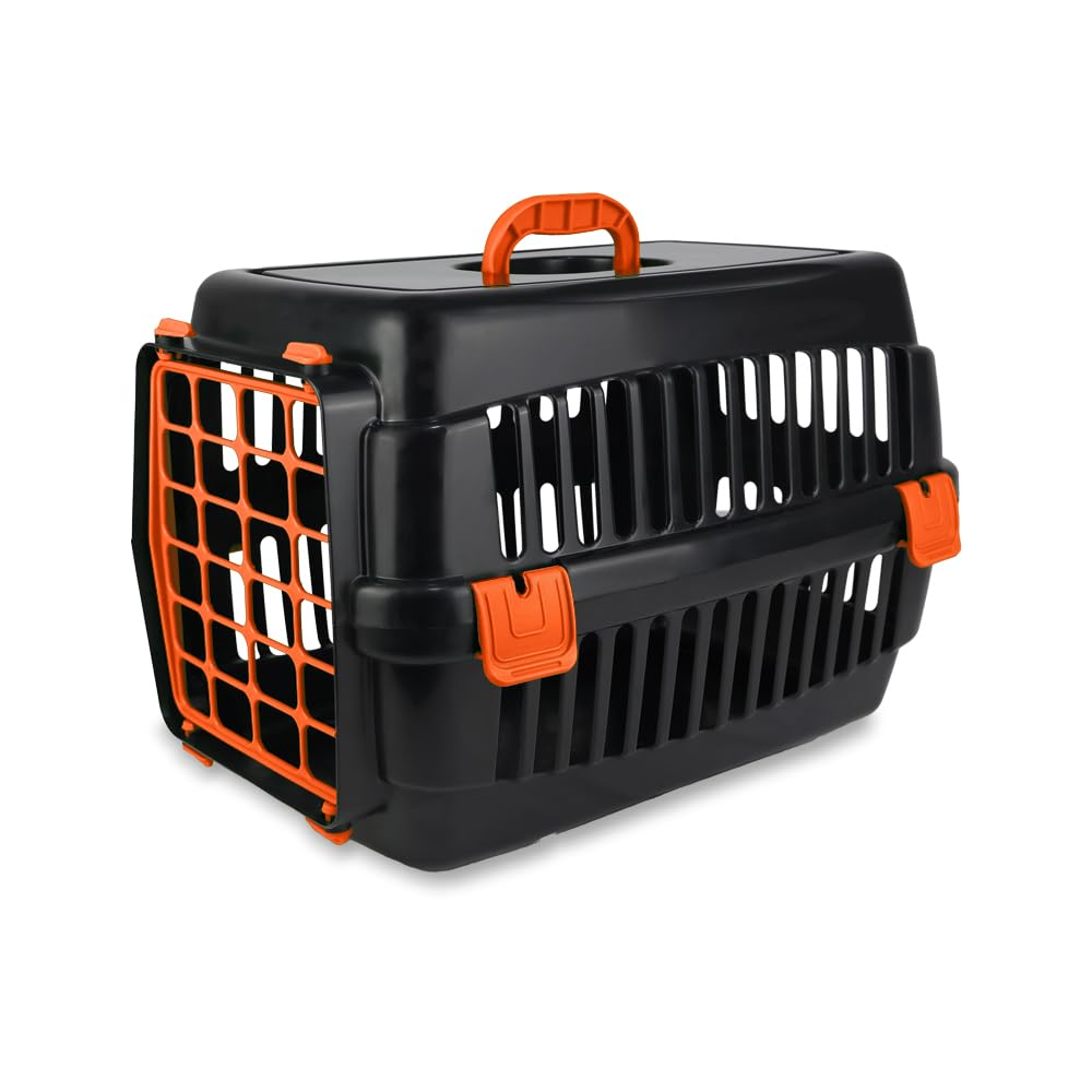 Katzen-Transportbox-Robuste Hartschalen | Strapazierfähige Katzenbox | Robuste Katzenbox aus Hartpla