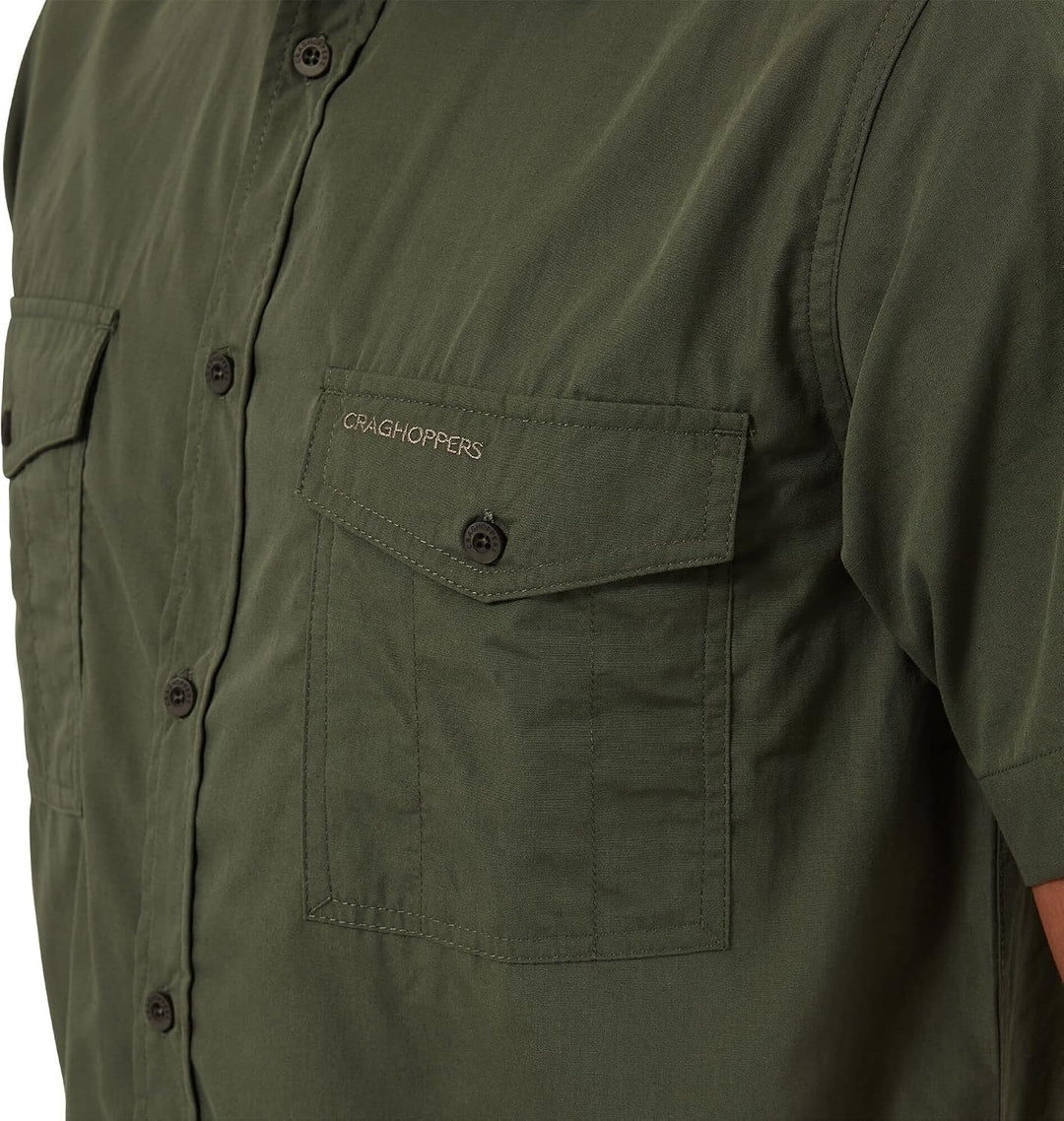 Craghoppers Herren Kiwi Kurzarm-Shirt Wanderhemd (1er Pack), Cedar
