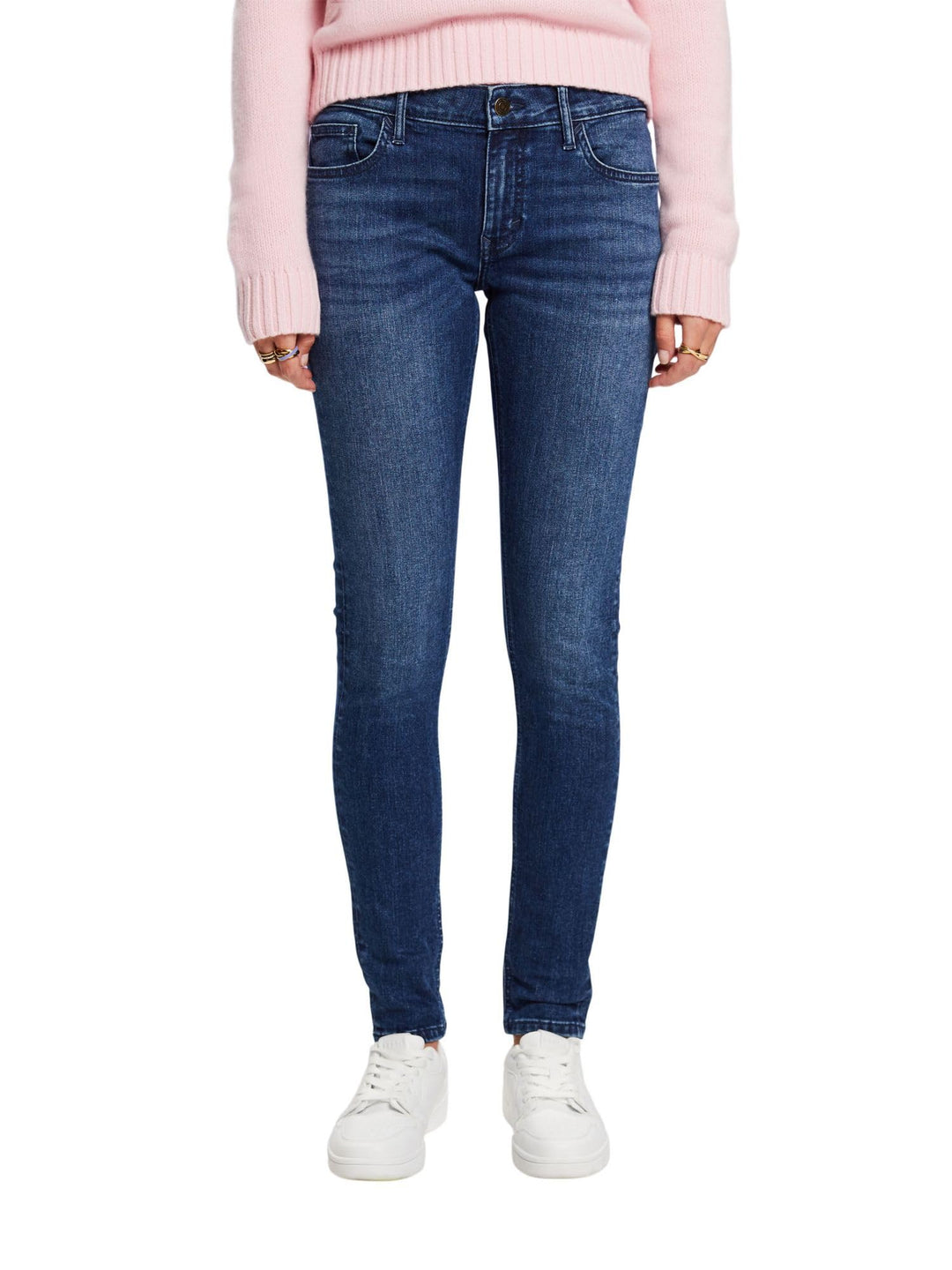 ESPRIT Skinny Jeans mit mittlerer Bundhöhe 25W / 32L 901/Blue Dark Wash, 25W / 32L 901/Blue Dark Was