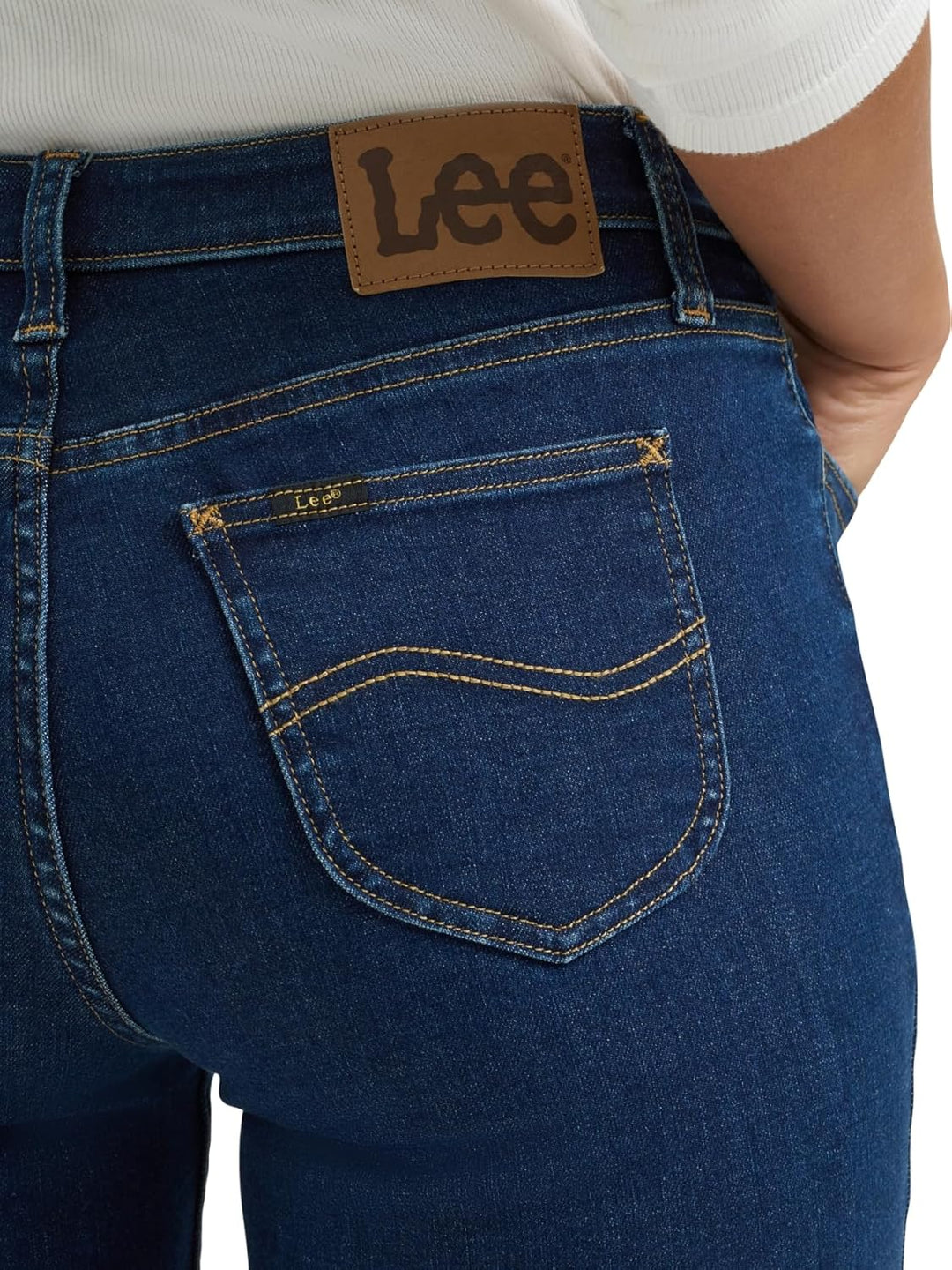 Lee Legendäre Damen-Jeans, mittlere Taille, gerades Bein, Übergrösse 2 Dark Secret, 2 Dark Secret