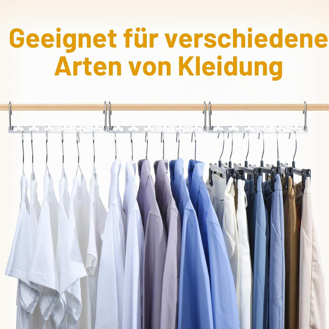 HOUSE DAY Platzsparende Kleiderbügel für Kleiderbügel Platzsparend Kleiderschränke Bügel Veranstalte