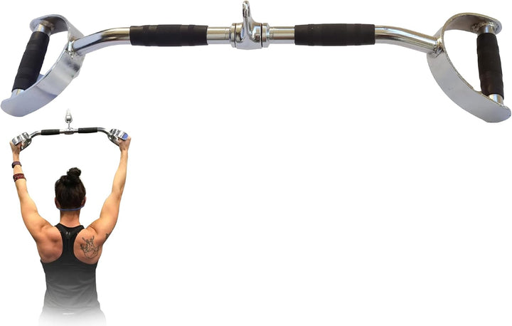 MuscleForge® Aufsatz für Latzug, Seilzug, Griff mit Drehbarem für Kabelmaschine, Kabelzug Griff für