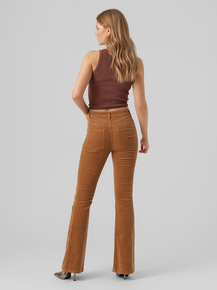 VERO MODA Female Hose VMSIGA Hohe Taille Hose S / 34L Tobacco Brown, S / 34L Tobacco Brown