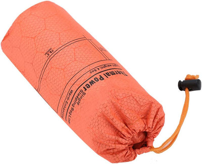 Alomejor Warm Single Ultraleicht Schlafsack Mini Schlafsack Nylon Stoff Wasserdicht Atmungsaktiv Hüt