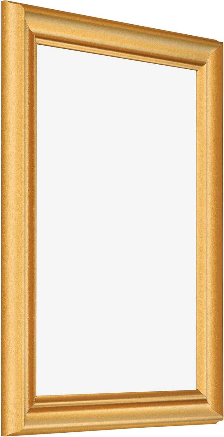 yd. Your Decoration - Bilderrahmen 75x100 cm - Gold Matt - Bilderrahmen aus MDF mit Acrylglas - Anti
