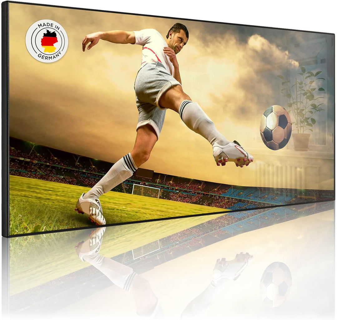 banjado Magnettafel schwarz 78 x 37cm / Magnetwand Metall/Magnetpinnwand als Memoboard/Pinnwand Magn