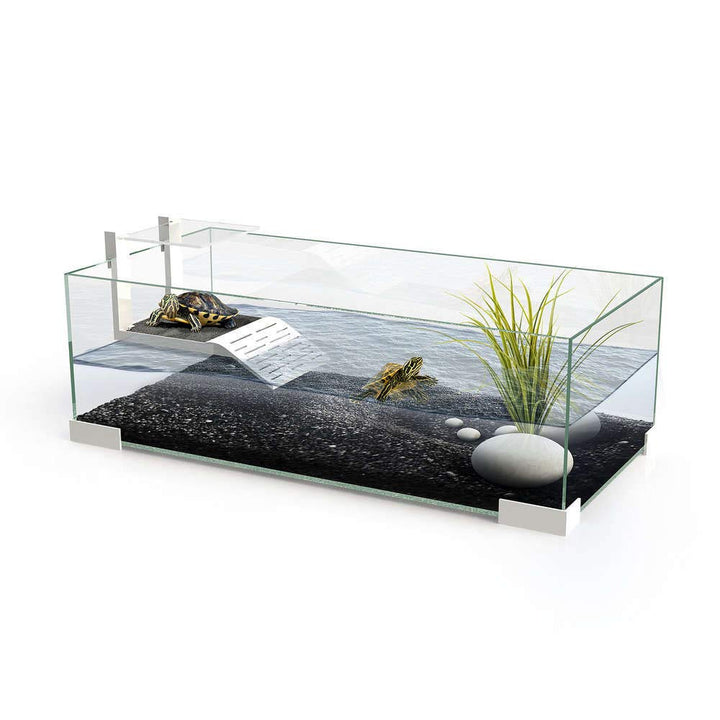 Ciano Tartarium 60 Turtle Terrapin Reptile Glass Tank with Ramp by Ciano