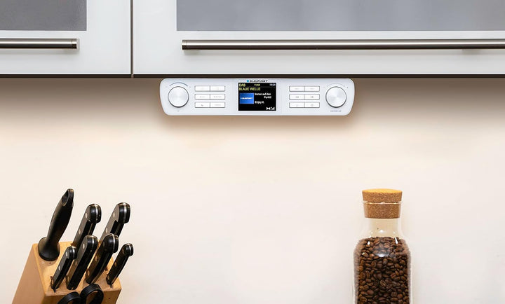 Blaupunkt KRD 100 Küchenradio mit DAB+, Senderspeicher &amp; UKW PLL, Unterbau Radio inkl. Montagemateri