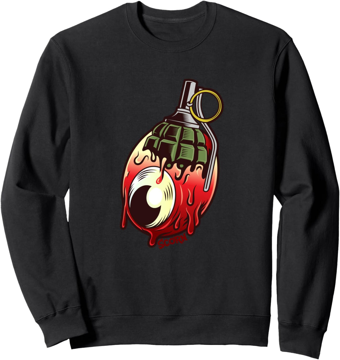 Scorn Skateboards Verachtetes Auge Sweatshirt