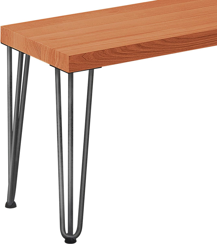 LAMO Manufaktur Hocker Beistelltisch Sitzbank 30x40x47 cm, Möbelfüsse Creative Rohstahl mit Klarlack
