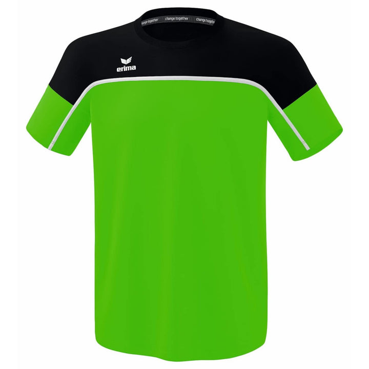 Erima Change by T-Shirt Kids Kinder S Green/Schwarz/Weiss, S Green/Schwarz/Weiß