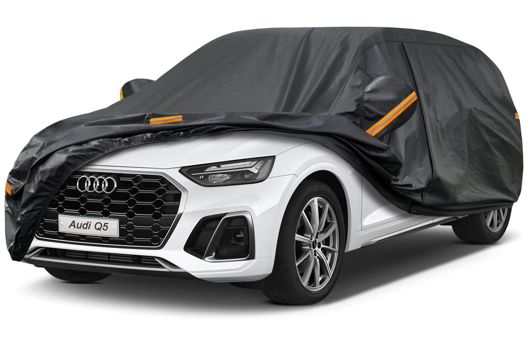Kayme Autoplane Wasserdicht Atmungsaktiv Passend für 2008-2024 Audi Q5, 7 Schichten Vollgarage Autoa
