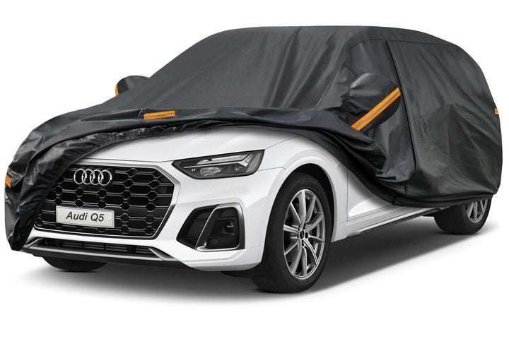 Kayme Autoplane Wasserdicht Atmungsaktiv Passend für 2008-2024 Audi Q5, 7 Schichten Vollgarage Autoa