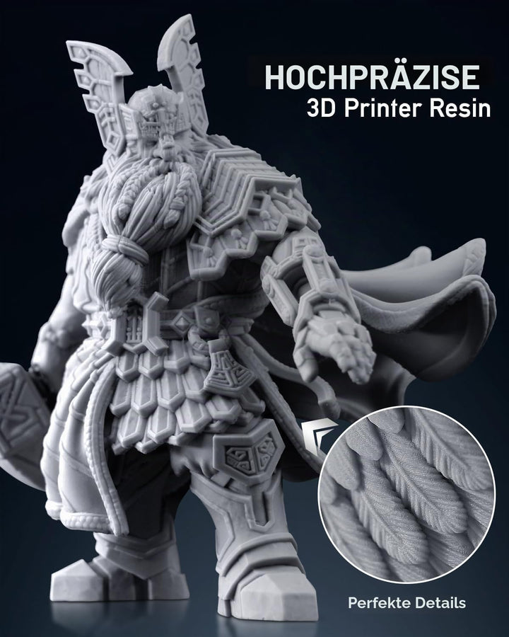 SUNLU ABS-Like 3D Drucker Resin 1KG, 405nm UV-härtendes Standard Photopolymer Schnellharz für den LC