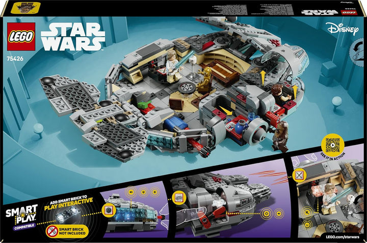 LEGO Star Wars 75426 SMART Play: Millennium Falke Modell - Kompatibles Interaktives Spielzeug inkl.