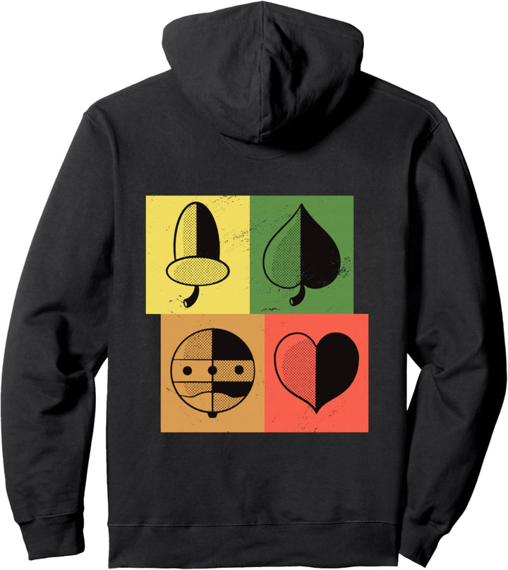Schafkopf Vintage Retro Design - lustiges Schafkopf Pullover Hoodie