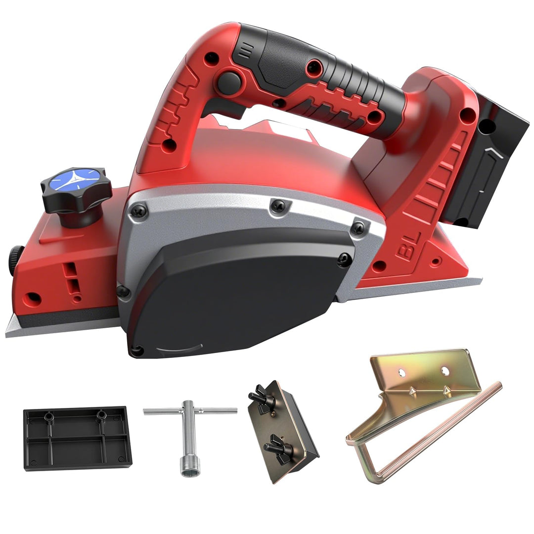 Kabellose elektrische Hand-Planer kompatibel mit Milwaukee 18V Batterie, 15000RPM bürstenlose Power