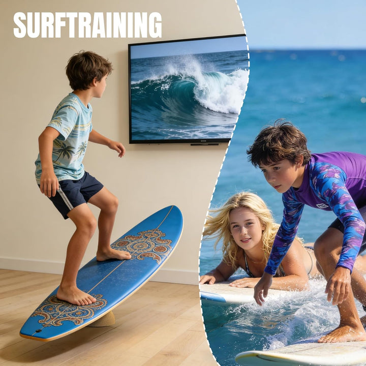 BRICH Kork Halbkugel für Balance Board Erwachsene passend für jedes Balance Board mit Ø 15cm & 7cm H