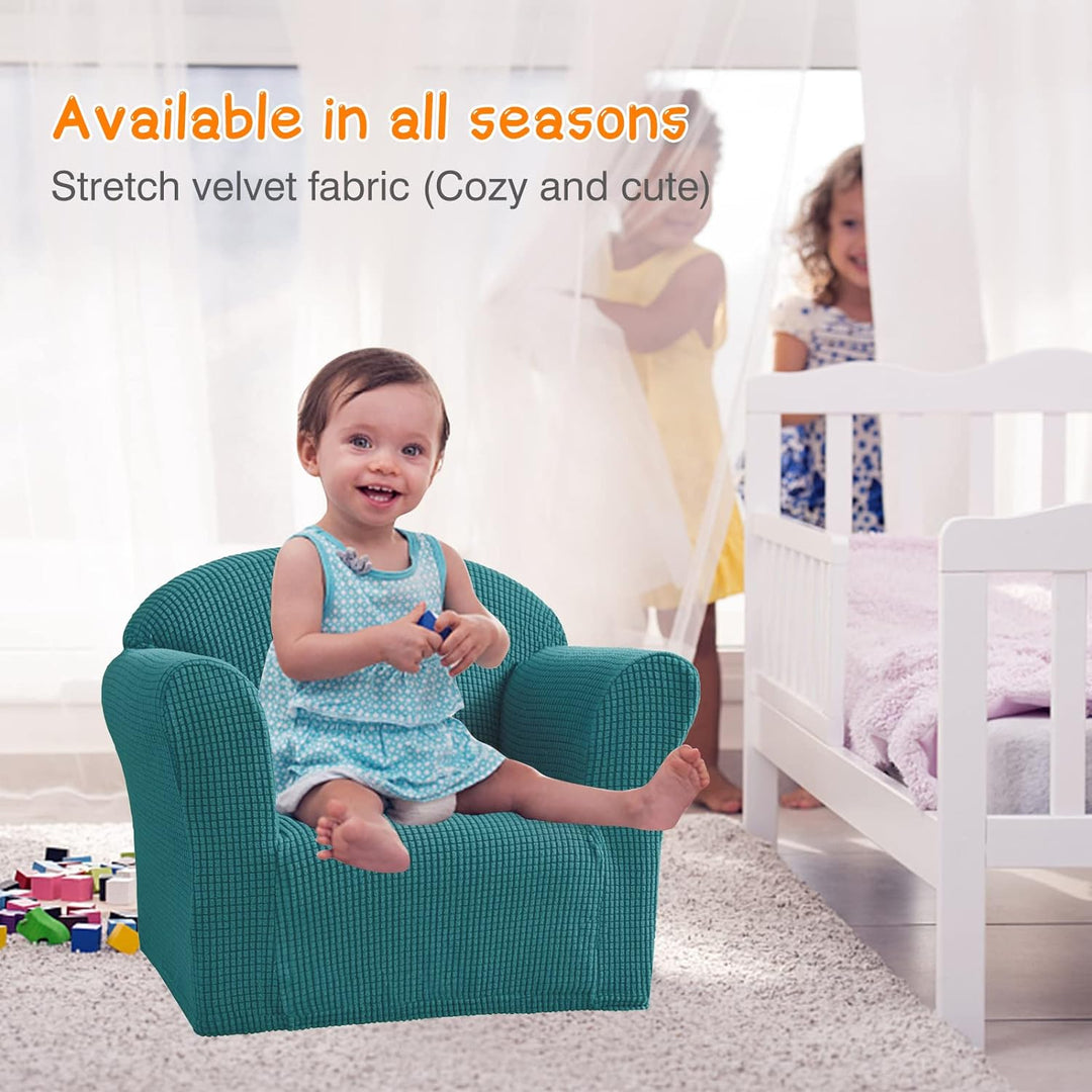 VanderHOME Kindersofa Bezug Sofas fürs Kinderzimmer Stretch Spandex Couchbezug Sofahusse fürs Kinder