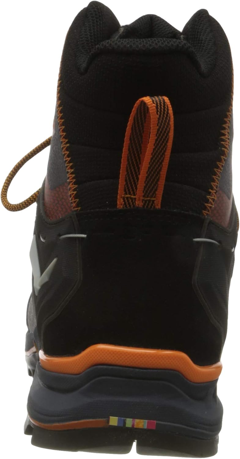 Salewa Herren Ms MTN Trainer Lite Mid GTX Trekking-& Wanderstiefel 42.5 EU Black Out Carrot, 42.5 EU