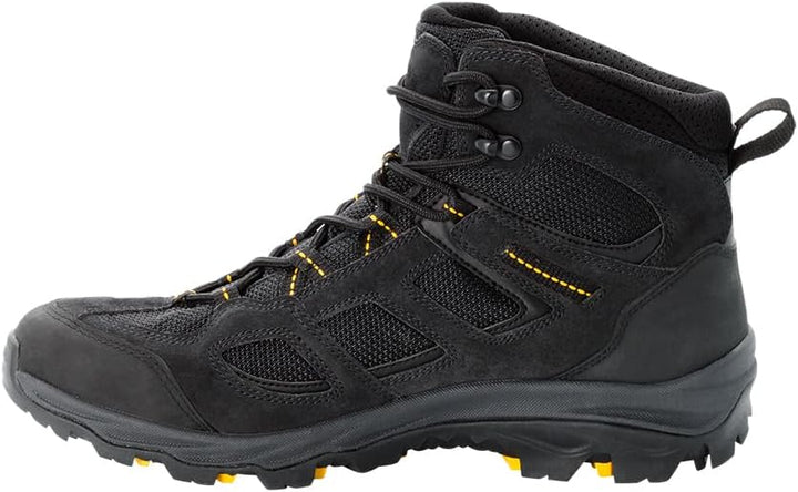 Jack Wolfskin Men's Vojo 3 Texapore Mid M Outdoor Shoes 39.5 EU Black Burly Yellow Xt 2023, 39.5 EU