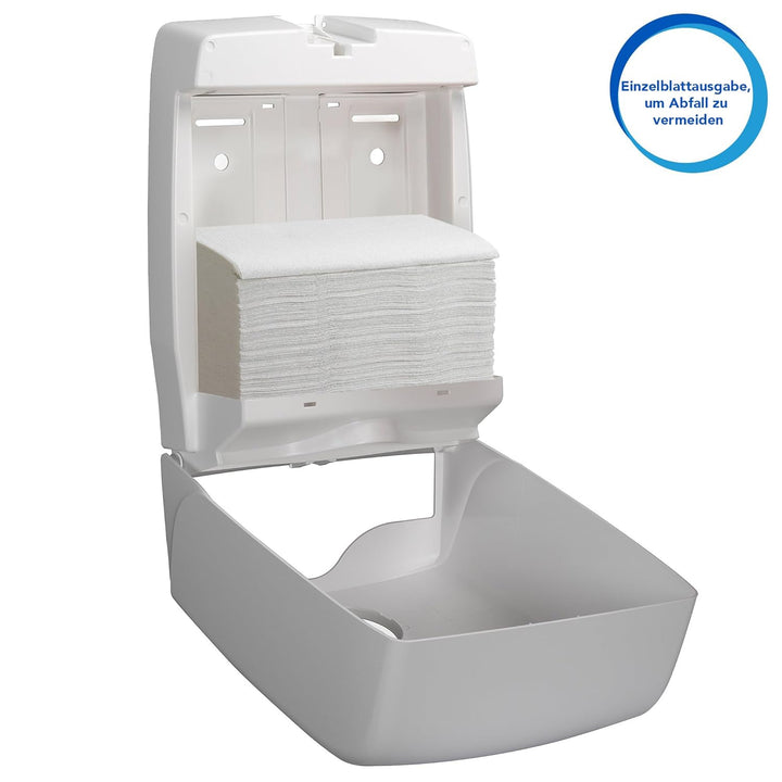 Scott Multifold Handtücher 3749 – gefaltete Papierhandtücher – 16 Packungen x 250 weisse Papierhandt