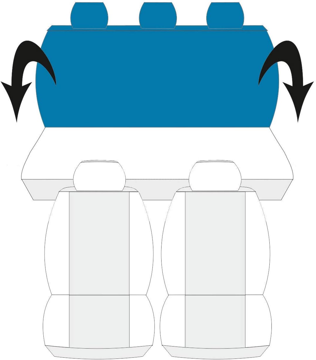 Lupex Shop Autositzbezüge, kompatibel mit Panda, zweite Serie (Modell 169) Vollversion | Fuchsia Sch