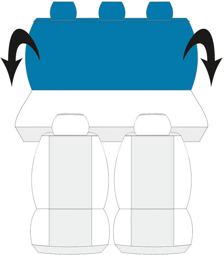 Lupex Shop Autositzbezüge, kompatibel mit Panda, zweite Serie (Modell 169) Vollversion | Fuchsia Sch