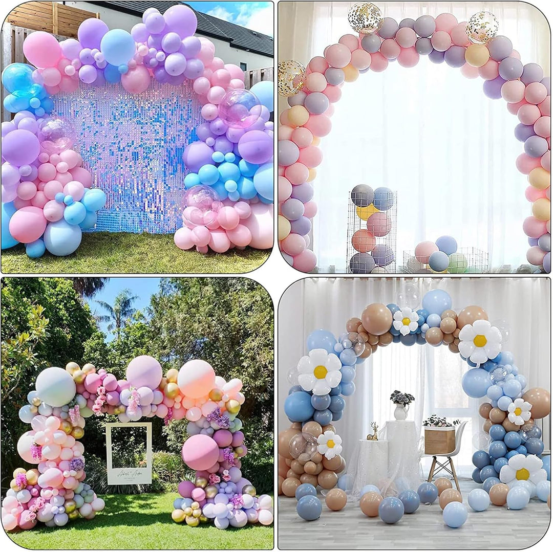 2.3M Ballonbogen-Kit,Rund Ballonsäulenständer,Tisch Luftballon Bogen Kit,Party Dekoration Ballonboge