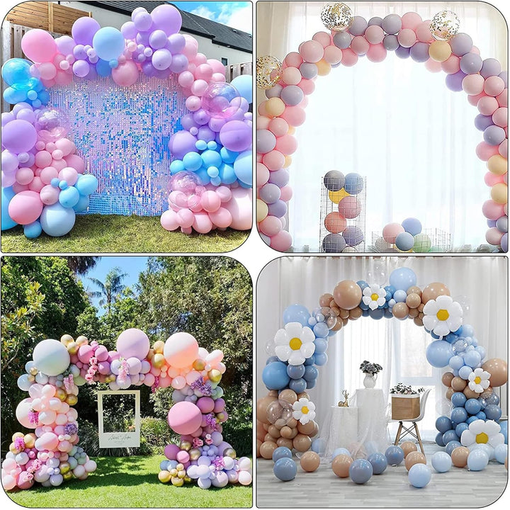 2.3M Ballonbogen-Kit,Rund Ballonsäulenständer,Tisch Luftballon Bogen Kit,Party Dekoration Ballonboge