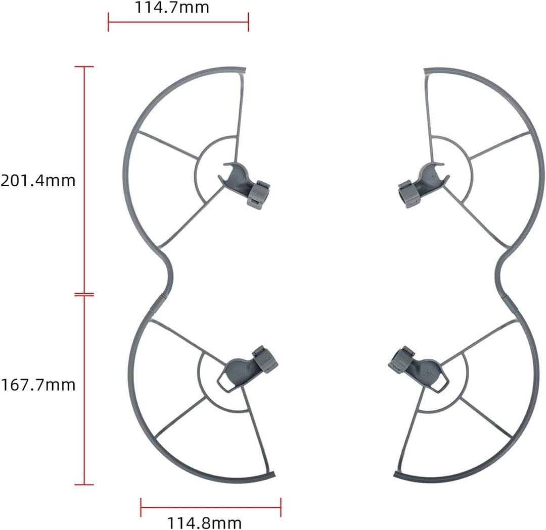 Mini 5 Pro Propellerschützer für DJI Mini 5 Pro Zubehör, Propeller Schutz Schnelle Freigabe Anti Kol